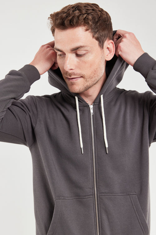 Sweat zippé à capuche - coton - Armor-lux - 3