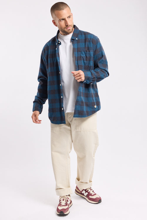 Chemise à carreaux - coton flanelle - Armor-lux - 3