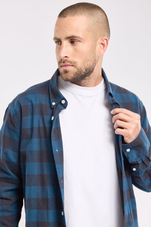 Chemise à carreaux - coton flanelle - Armor-lux - 5