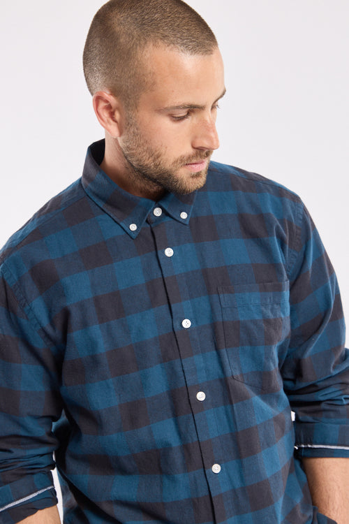 Chemise à carreaux - coton flanelle - Armor-lux - 5