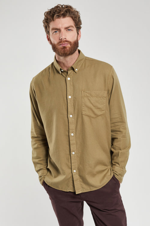 Chemise coupe droite - flanelle de coton - Armor-lux - 2