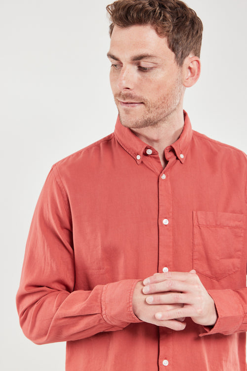 Chemise coupe droite - flanelle de coton - Armor-lux - 2