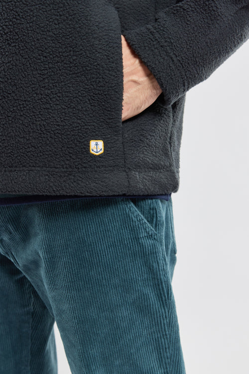 Unisex zip-up sweatshirt - sherpa - Armor-lux - 3