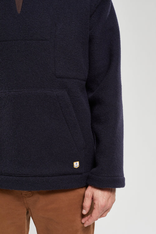 Zip pea jacket - wool - Armor-lux - 4