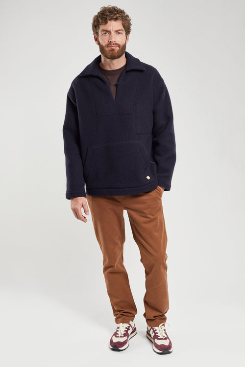 Zip pea jacket - wool - Armor-lux - 3