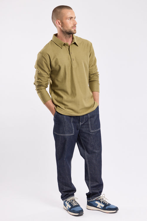 Long-sleeved polo shirt – light cotton - Armor-lux - 2