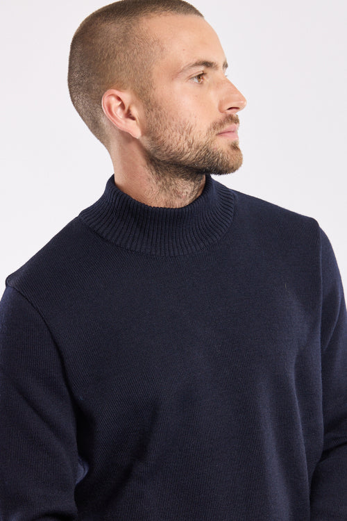 Gestreifter Pullover mit Stehkragen – Wolle - Armor-lux - 2