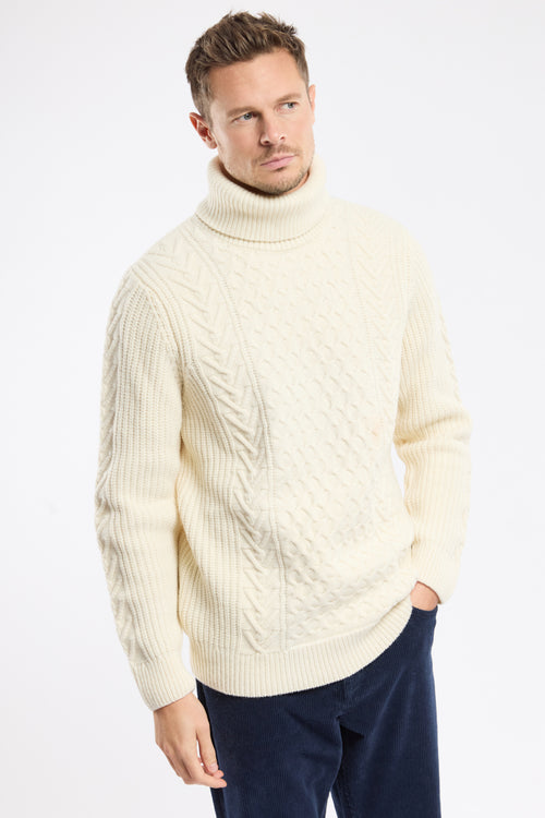 Turtle-neck jumper – wool - Armor-lux - 1