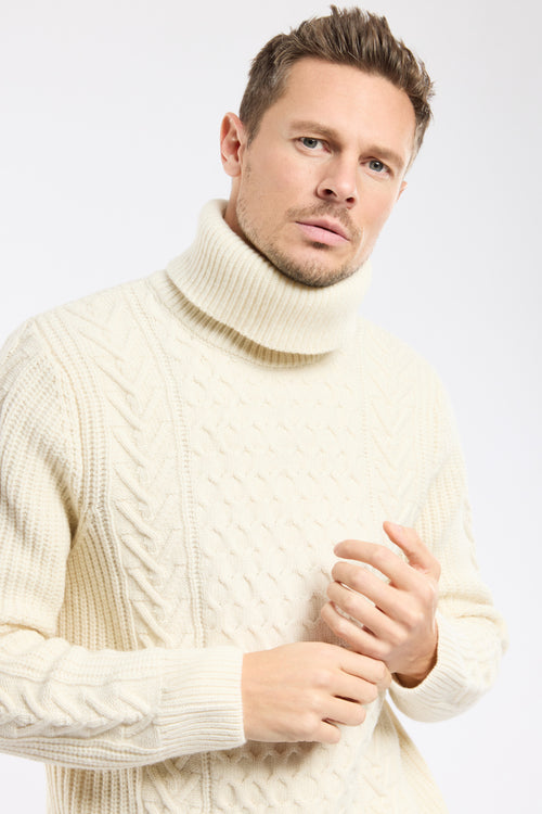 Turtle-neck jumper – wool - Armor-lux - 2
