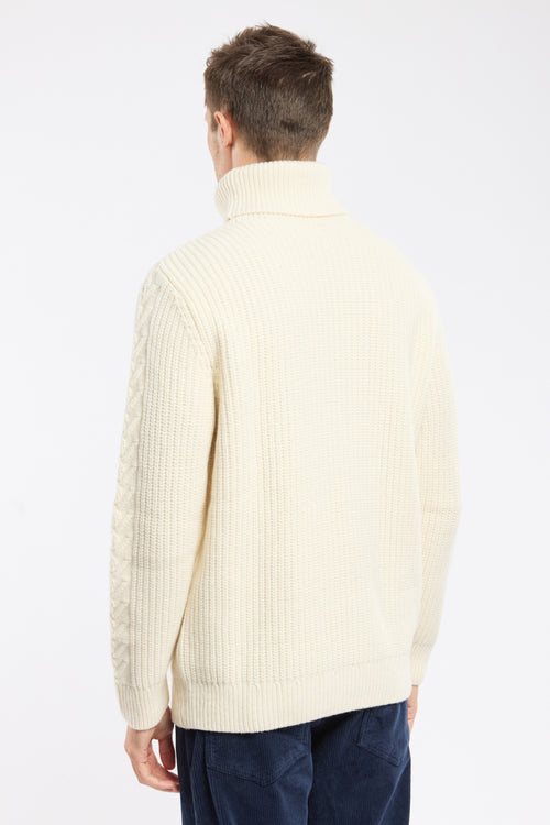 Turtle-neck jumper – wool - Armor-lux - 4