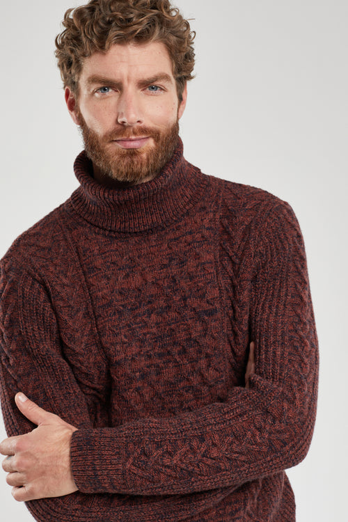 Pull col roulé - laine - Armor-lux - 2