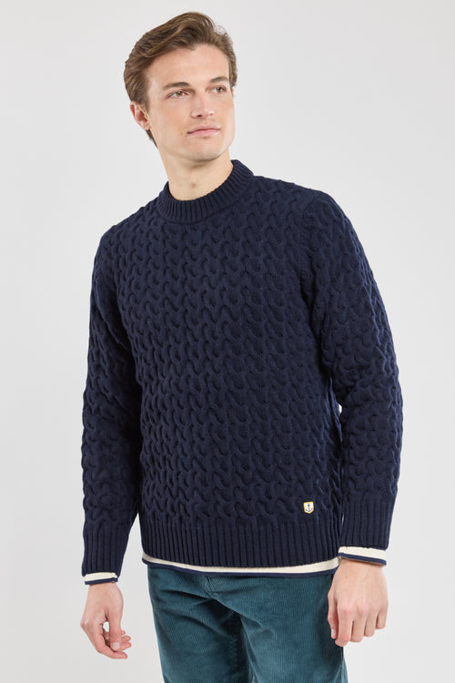 Cable knit jumper – wool - Armor-lux - 1
