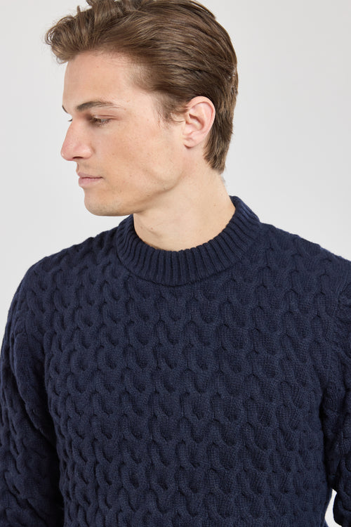Cable knit jumper – wool - Armor-lux - 3