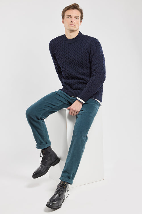 Cable knit jumper – wool - Armor-lux - 2
