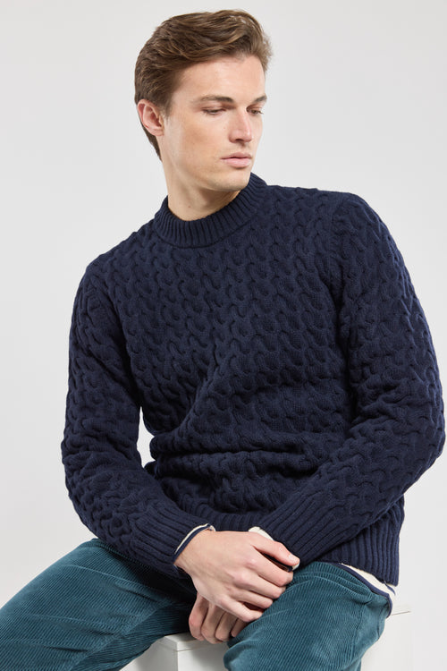 Cable knit jumper – wool - Armor-lux - 4