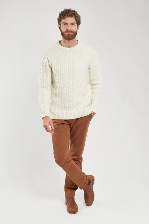 Cable knit jumper – wool - Armor-lux - 3