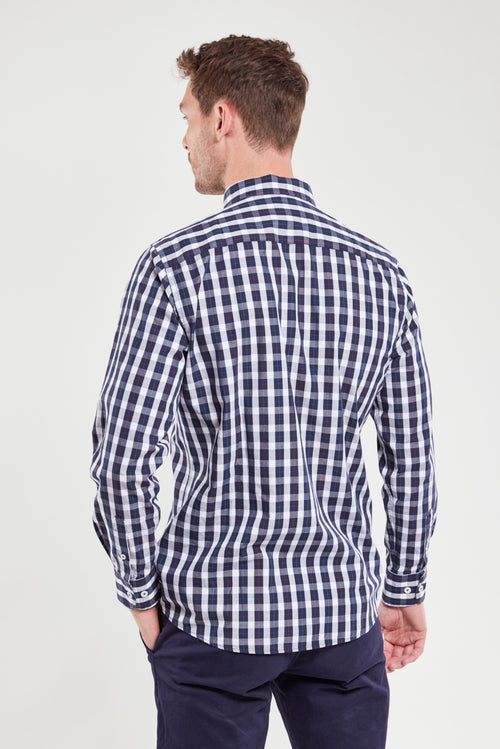 Chemise à carreaux droite - coton - Armor-lux - 2