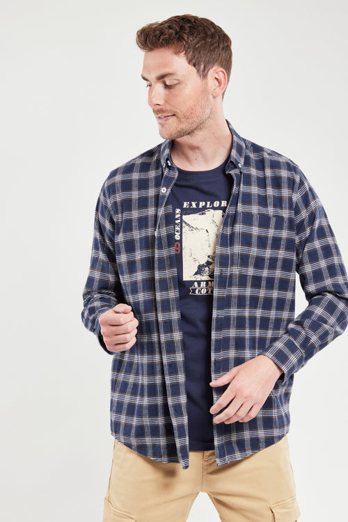 Chemise à carreaux confort - coton - Armor-lux - 5