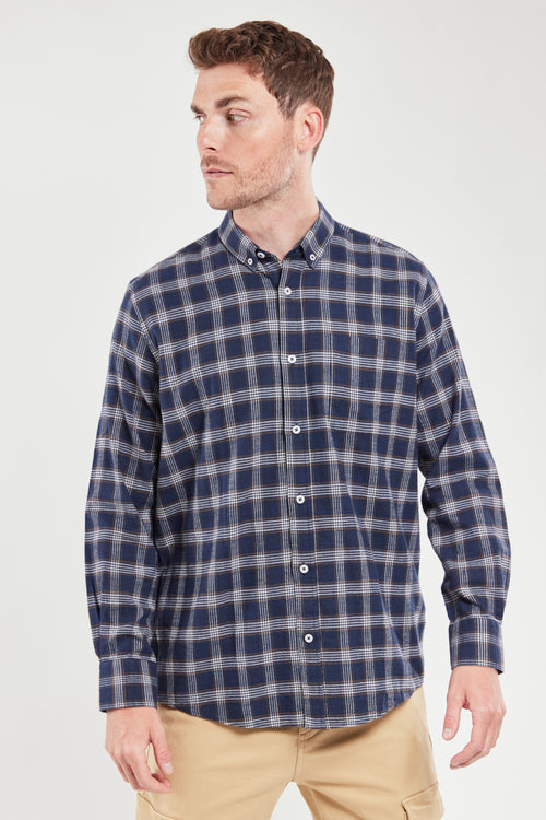 Chemise à carreaux confort - coton - Armor-lux - 1