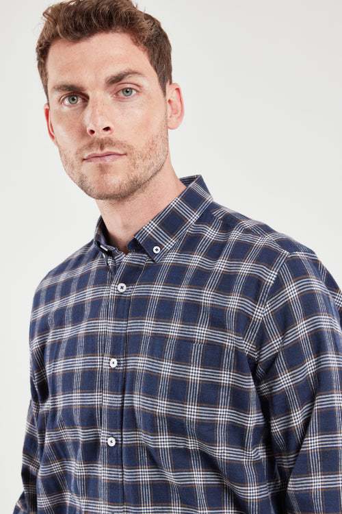 Chemise à carreaux confort - coton - Armor-lux - 3