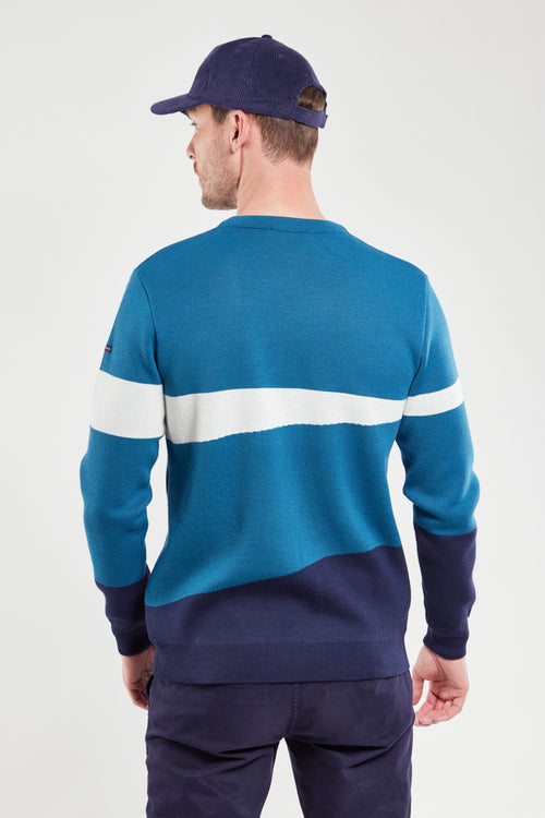 Pull jacquard - laine et acrylique - Armor-lux - 3