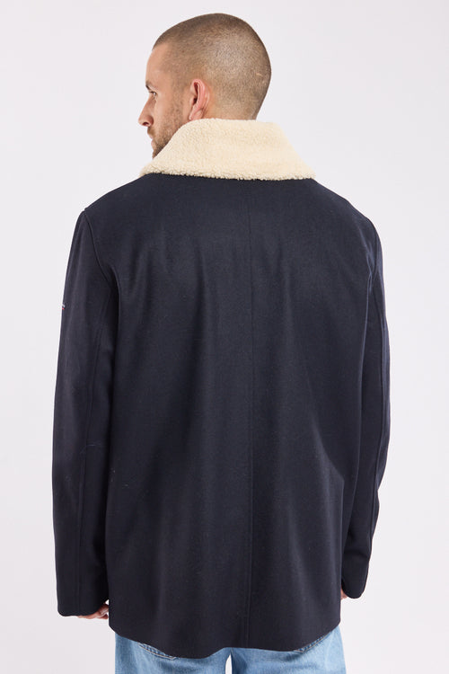 Caban col sherpa - drap de laine - Armor-lux - 5