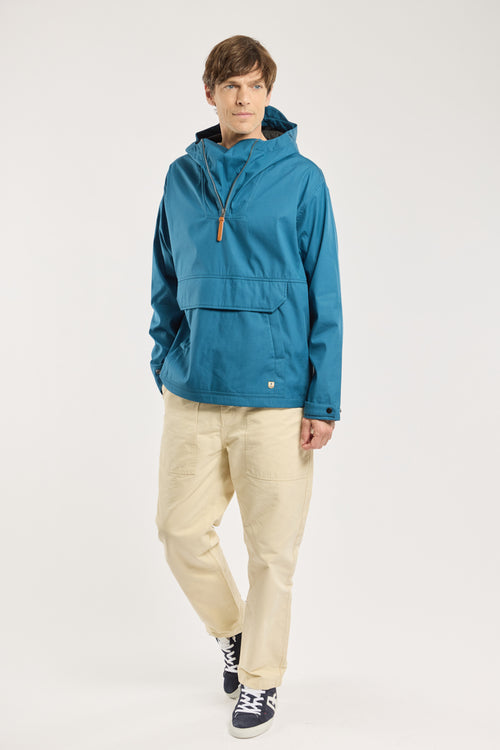 Water-repellent pea jacket - cotton - Armor-lux - 3