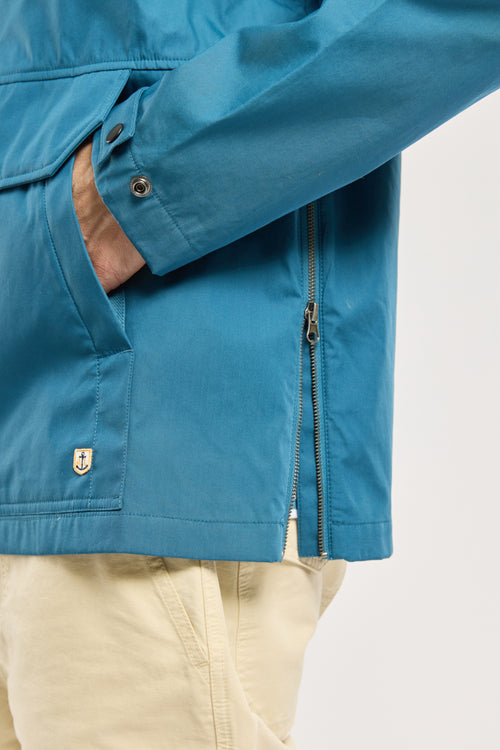 Water-repellent pea jacket - cotton - Armor-lux - 4