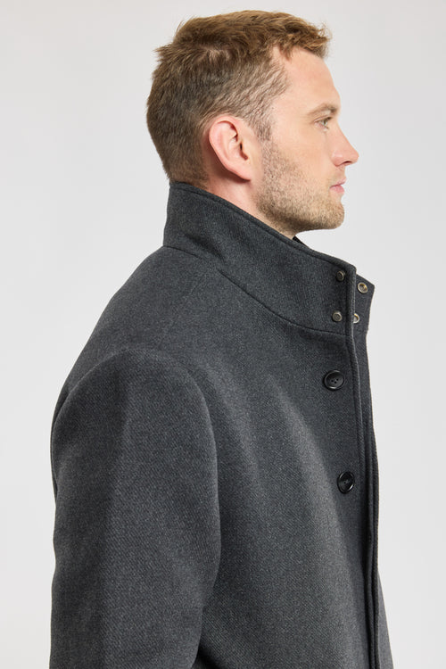 Coat with down lining - wool - Armor-lux - 2