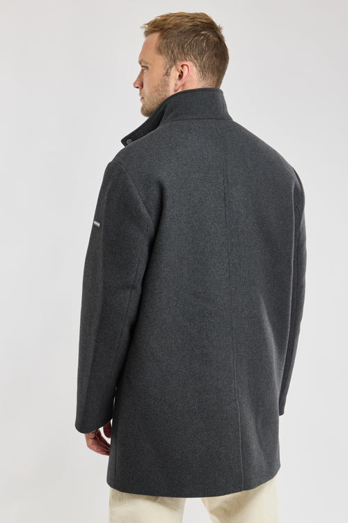 Coat with down lining - wool - Armor-lux - 3
