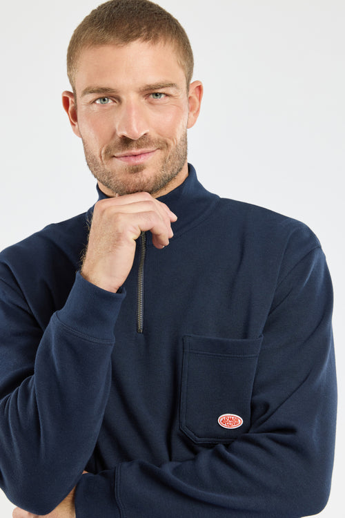 Sweat col camionneur Héritage - coton épais - Armor-lux - 2