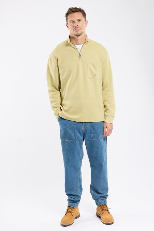 Sweatshirt with zipped collar - thick cotton - Armor-lux - 3