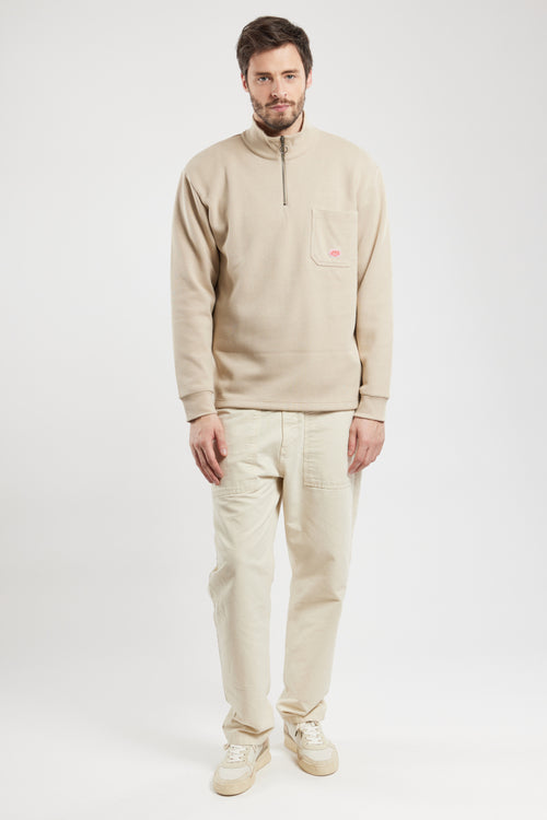 Sweatshirt with zipped collar - thick cotton - Armor-lux - 3