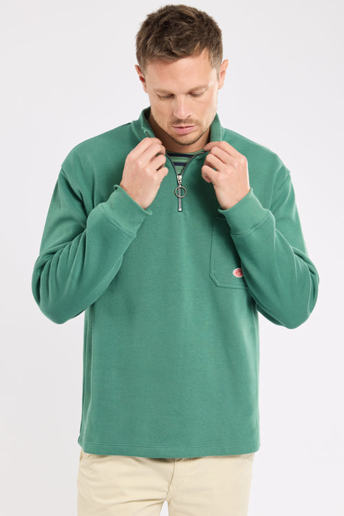 Sweat col camionneur Héritage - coton épais - Armor-lux - 4