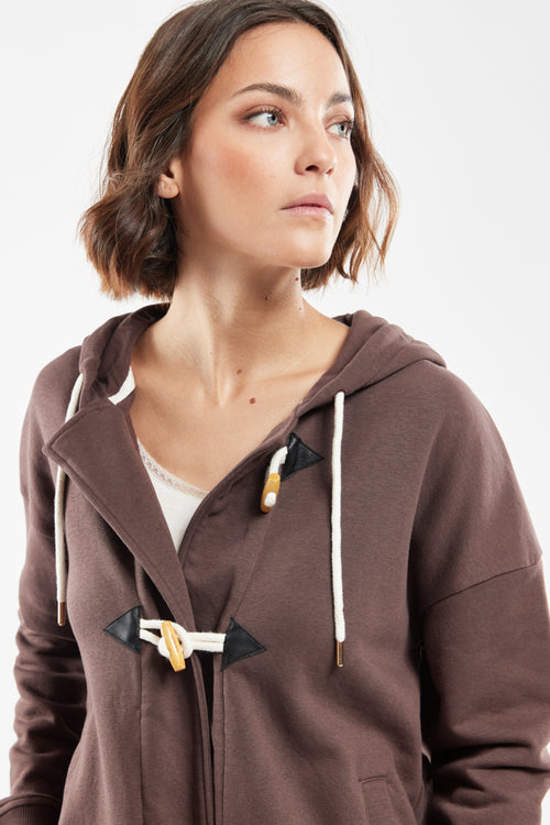 Homewear-Jacke aus Molton – Baumwolle - Armor-lux - 3