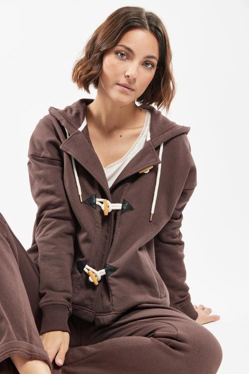 Homewear-Jacke aus Molton – Baumwolle - Armor-lux - 1