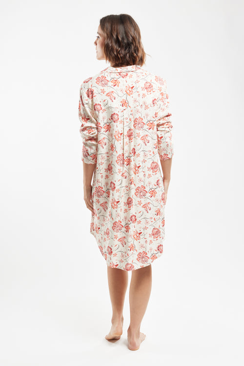 Floral print nightshirt - Armor-lux - 3