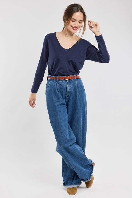 T-shirt manches longues - laine et lyocel - Armor-lux - 3