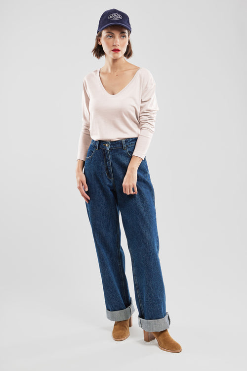 Long-sleeved T-shirt - wool and lyocell - Armor-lux - 3