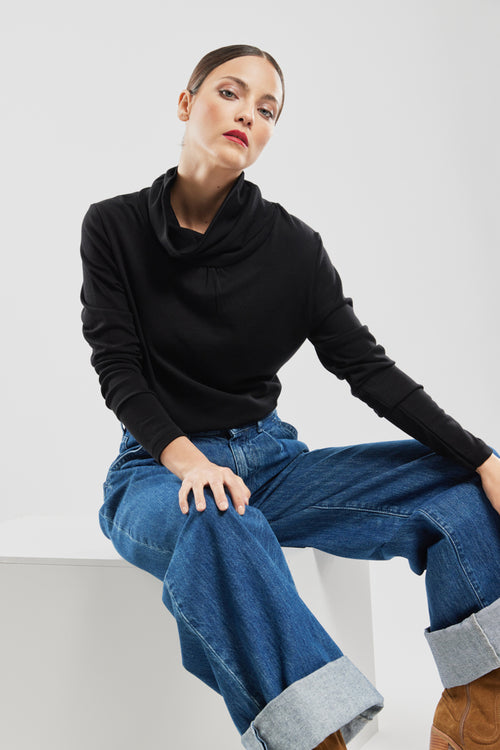 Roll-neck undershirt - wool and tencel - Armor-lux - 1