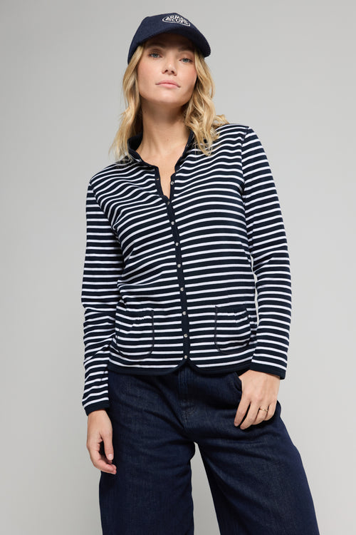 Gestreifte Wendejacke – Baumwolle - Armor-lux - 2