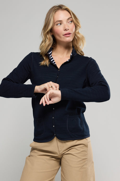 Veste réversible rayée - coton - Armor-lux - 1