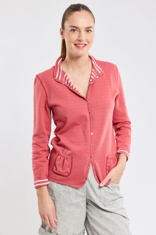 Reversible striped jacket – cotton - Armor-lux - 1