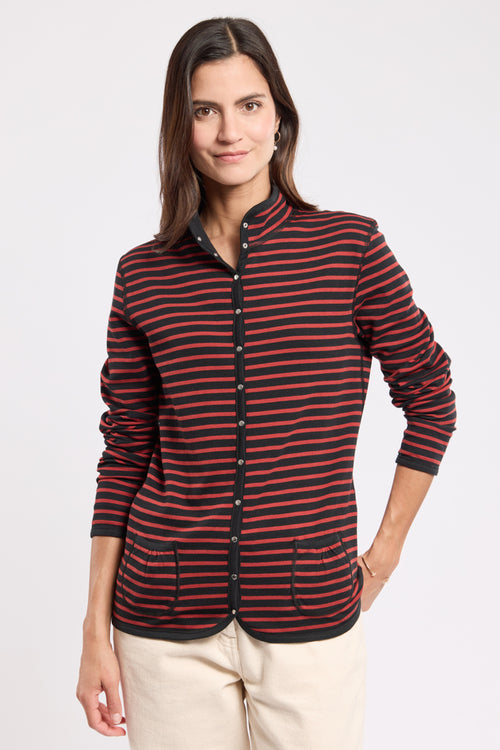 Reversible striped jacket – cotton - Armor-lux - 2