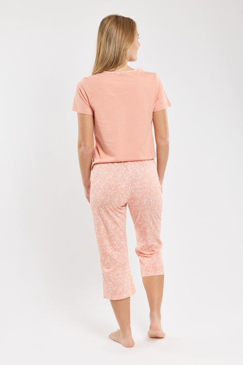 Capri-style printed pyjamas - light cotton - Armor-lux - 3