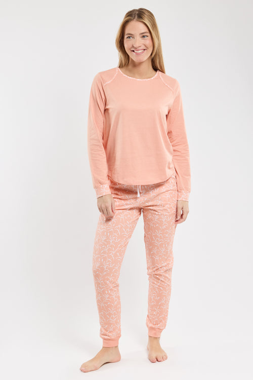 Printed jogger pyjamas - light cotton - Armor-lux - 1