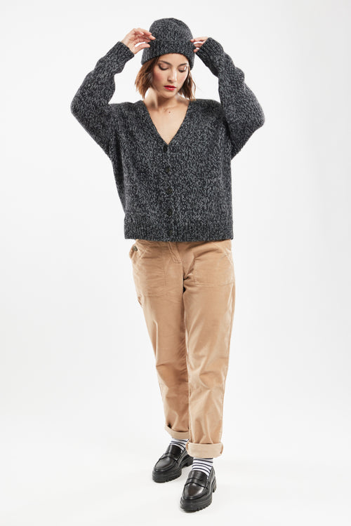 Gilet boutonné - laine et alpaga - Armor-lux - 4