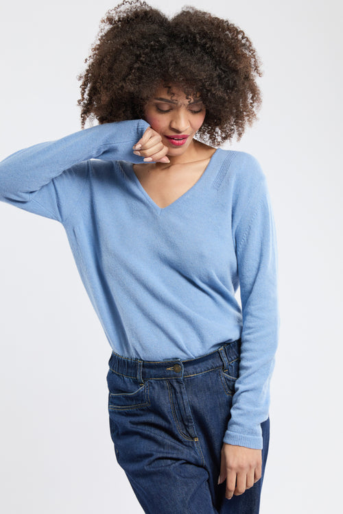 Pullover mit V-Ausschnitt – Wolle - Armor-lux - 4