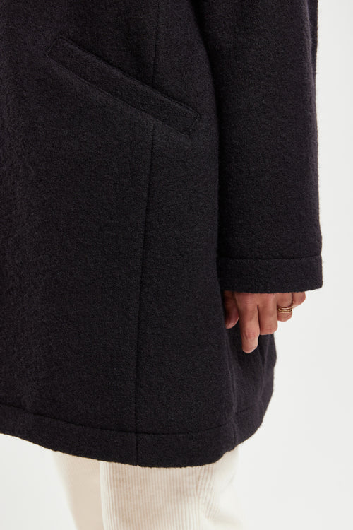 Buttoned coat - boiled wool - Armor-lux - 5