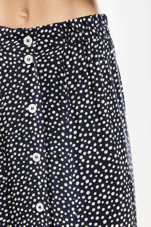 Jupe longue à pois - cupro - Armor-lux - 3